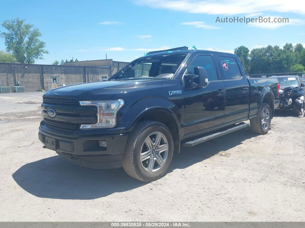 2019 Ford F-150 Lariat Black vin: 1FTFW1E49KFC91172