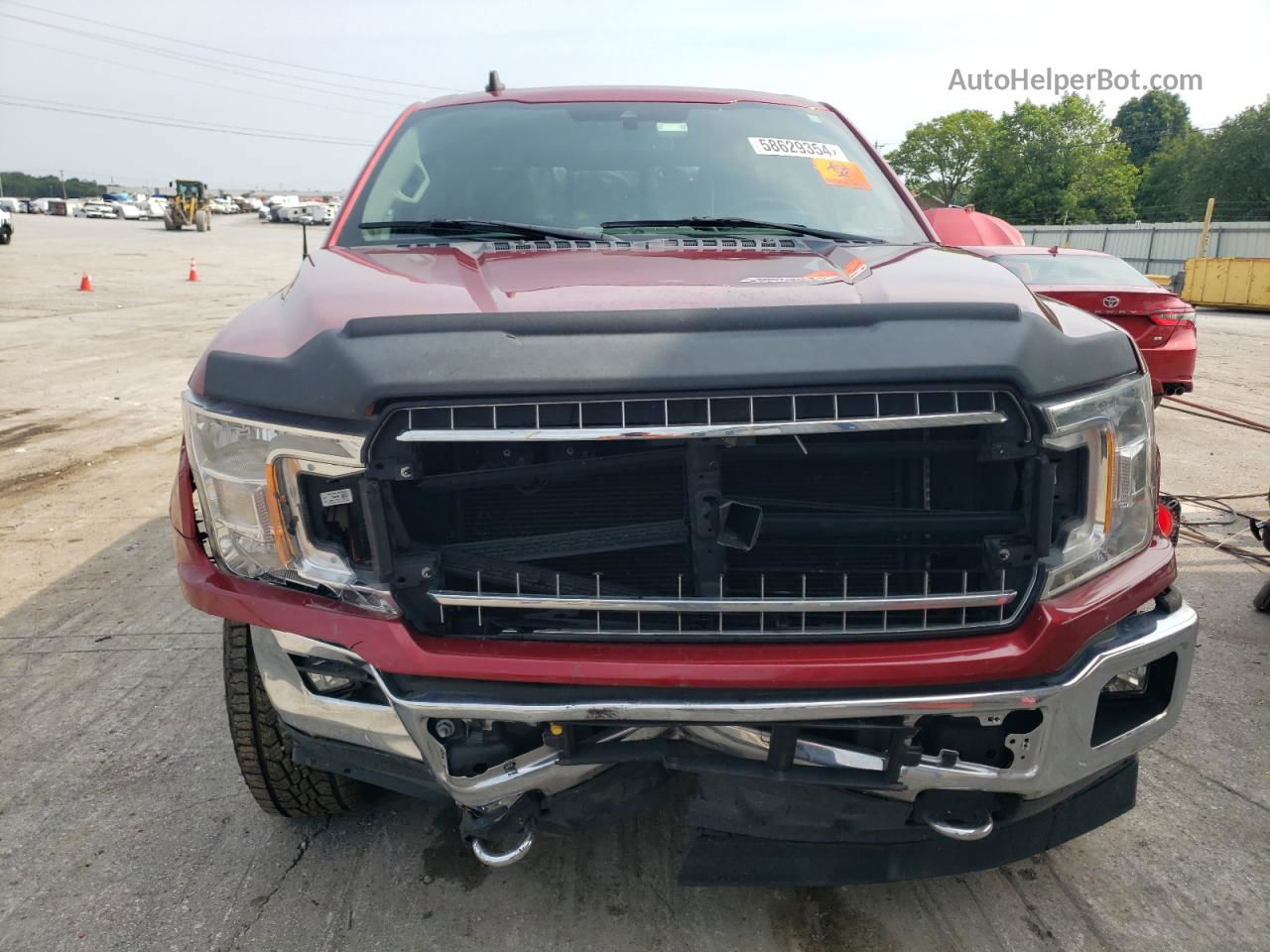 2019 Ford F150 Supercrew Red vin: 1FTFW1E4XKFC79449