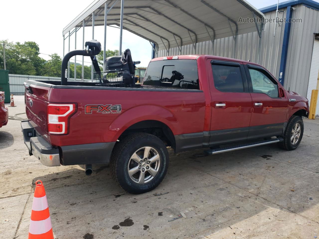 2019 Ford F150 Supercrew Red vin: 1FTFW1E4XKFC79449