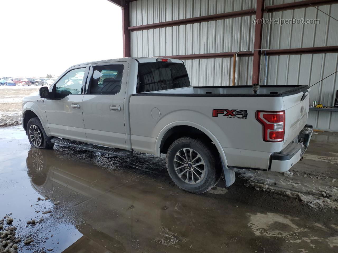 2018 Ford F150 Supercrew White vin: 1FTFW1E50JFB74474