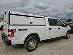 2018 Ford F150 Supercrew White vin: 1FTFW1E50JKF95120