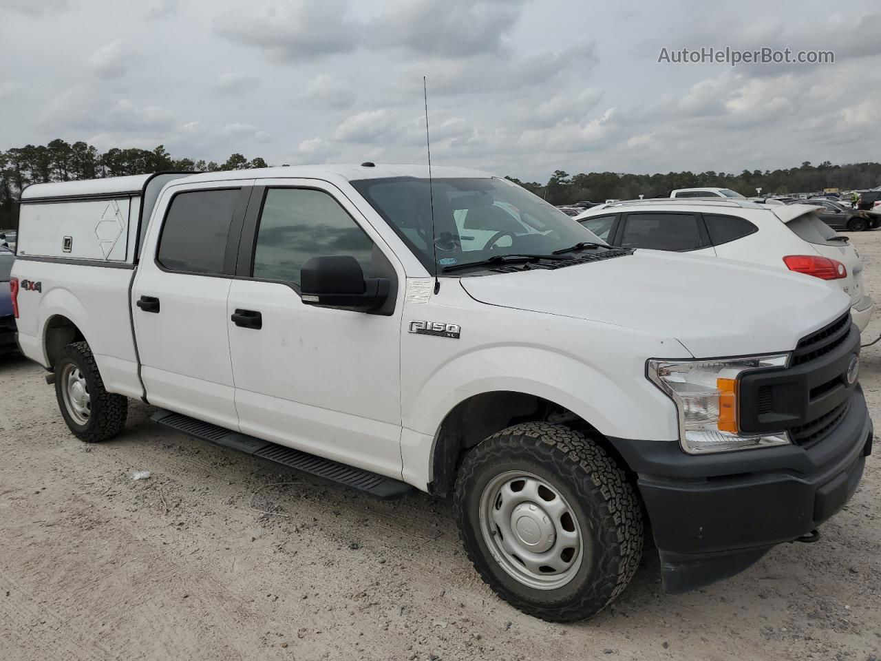 2018 Ford F150 Supercrew White vin: 1FTFW1E50JKF95120