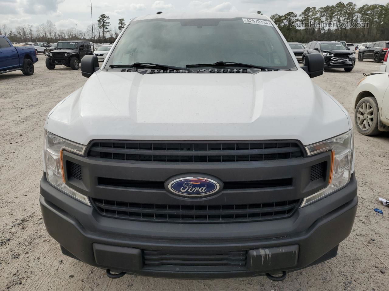 2018 Ford F150 Supercrew White vin: 1FTFW1E50JKF95120