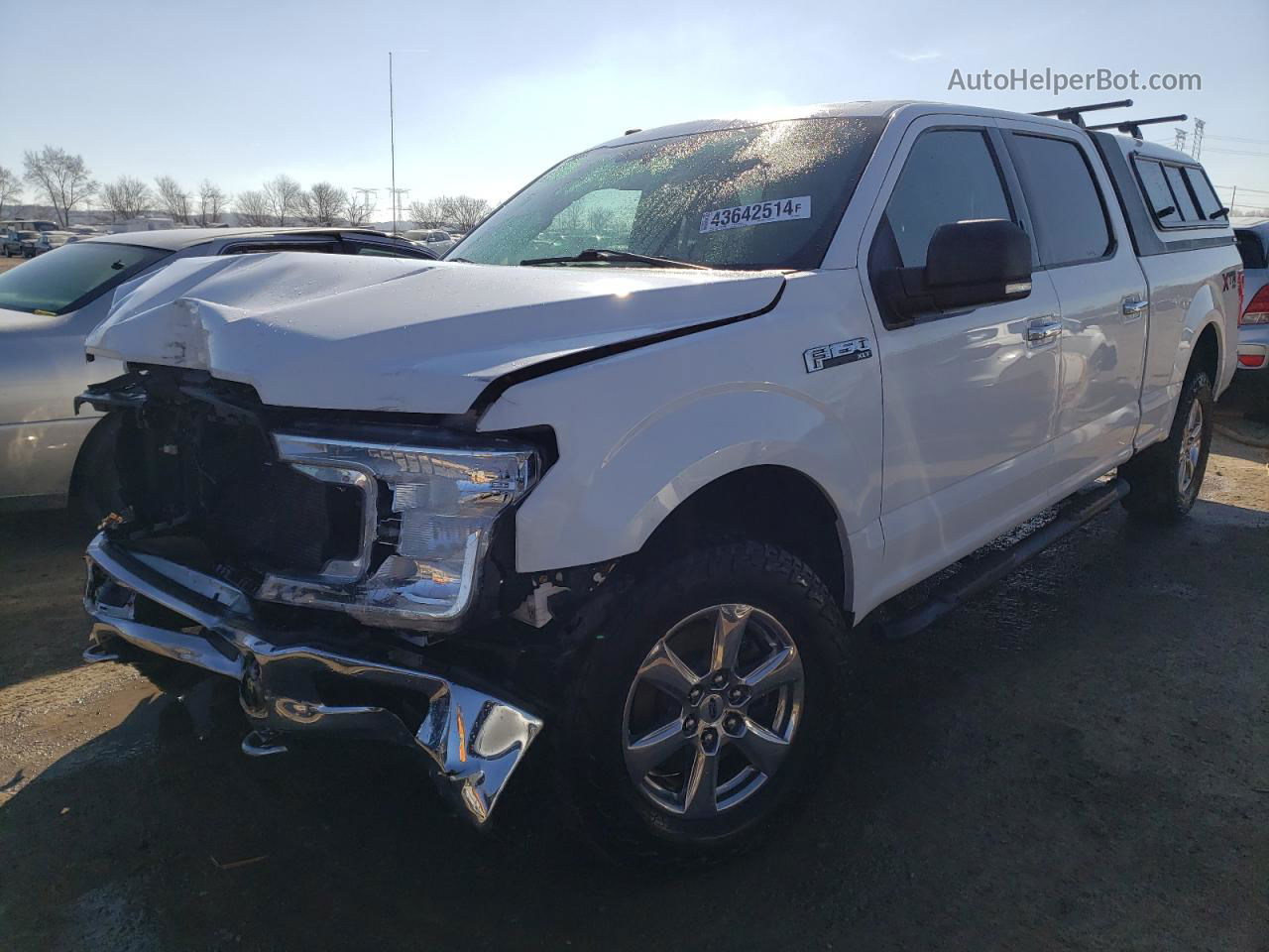 2018 Ford F150 Supercrew White vin: 1FTFW1E51JFC67049