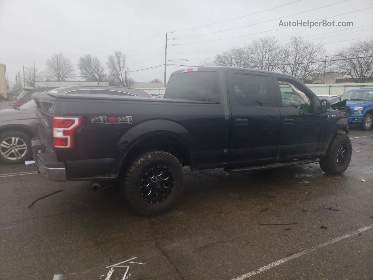 2018 Ford F150 Supercrew Черный vin: 1FTFW1E51JFD70505