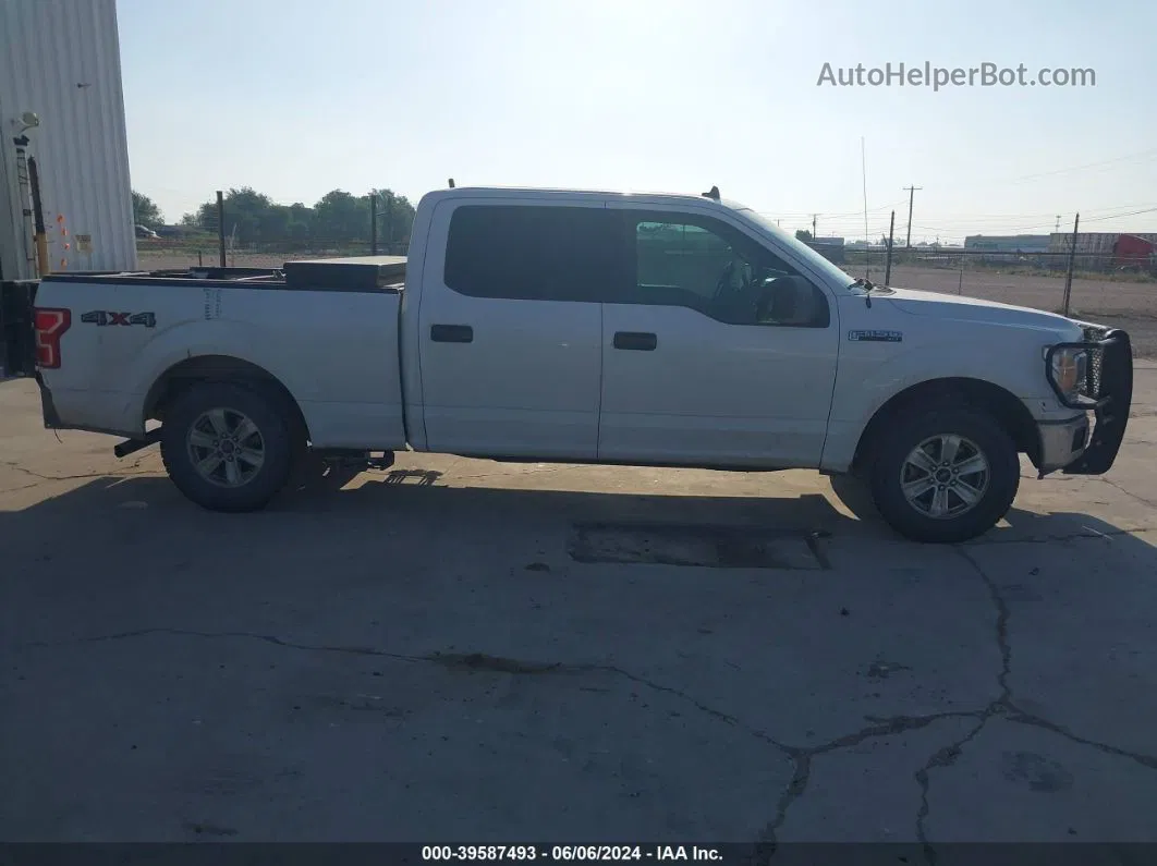 2019 Ford F-150 Xlt White vin: 1FTFW1E51KKC88069