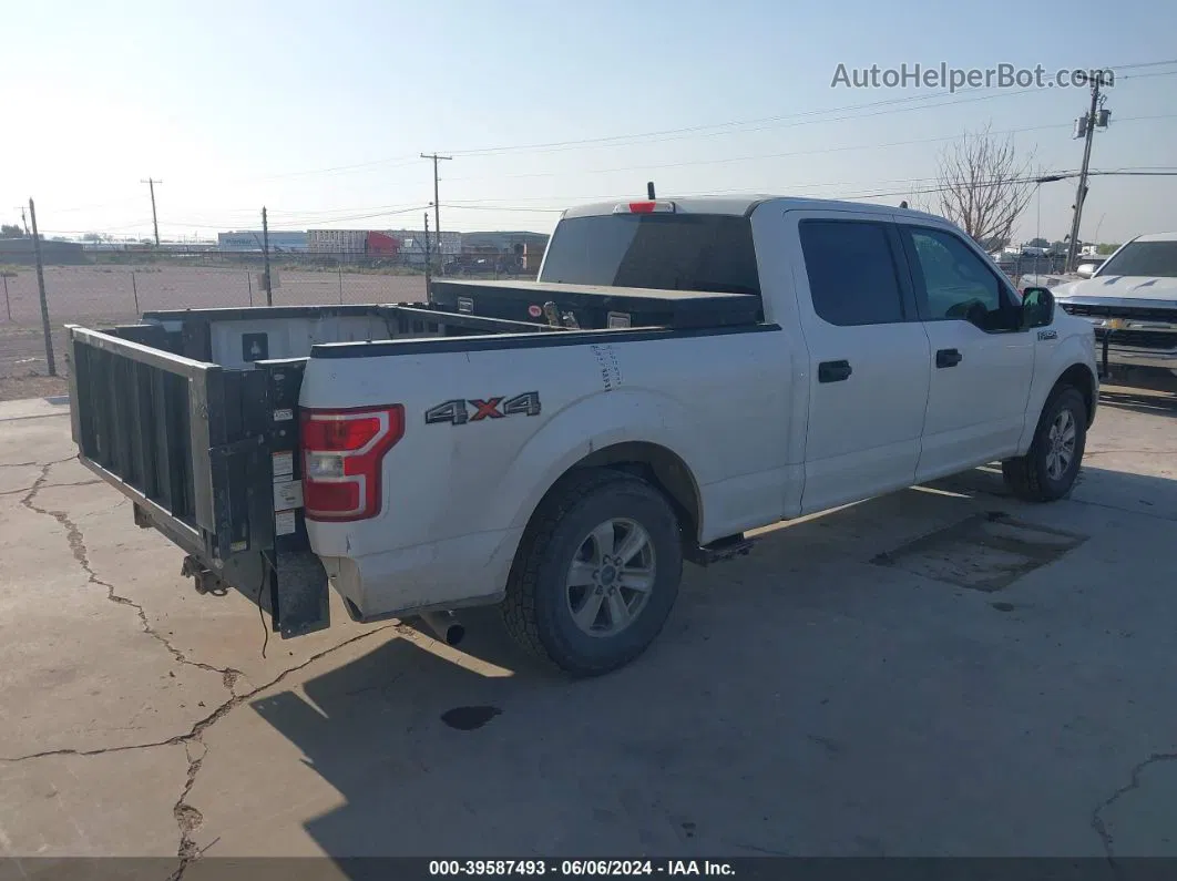 2019 Ford F-150 Xlt White vin: 1FTFW1E51KKC88069