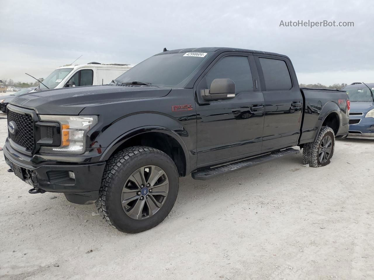 2018 Ford F150 Supercrew Black vin: 1FTFW1E52JFA22101