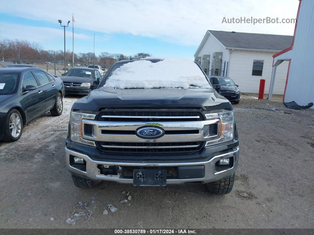 2018 Ford F-150 Xlt Black vin: 1FTFW1E52JFB90742