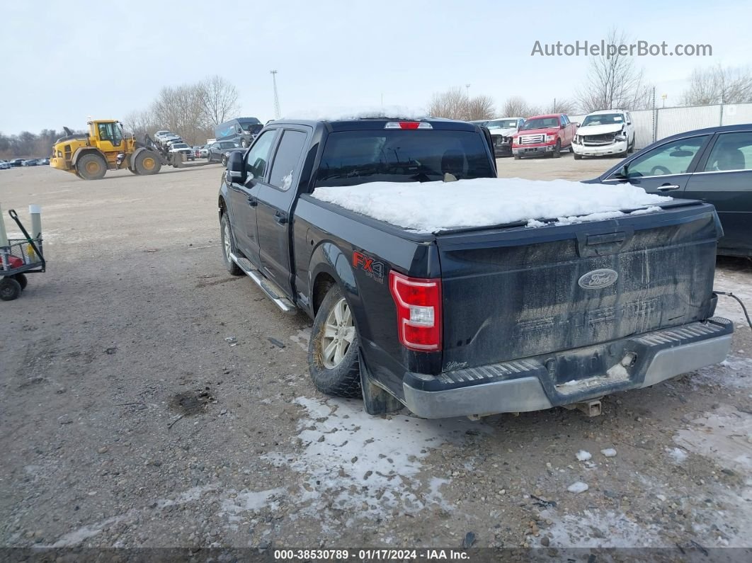 2018 Ford F-150 Xlt Black vin: 1FTFW1E52JFB90742