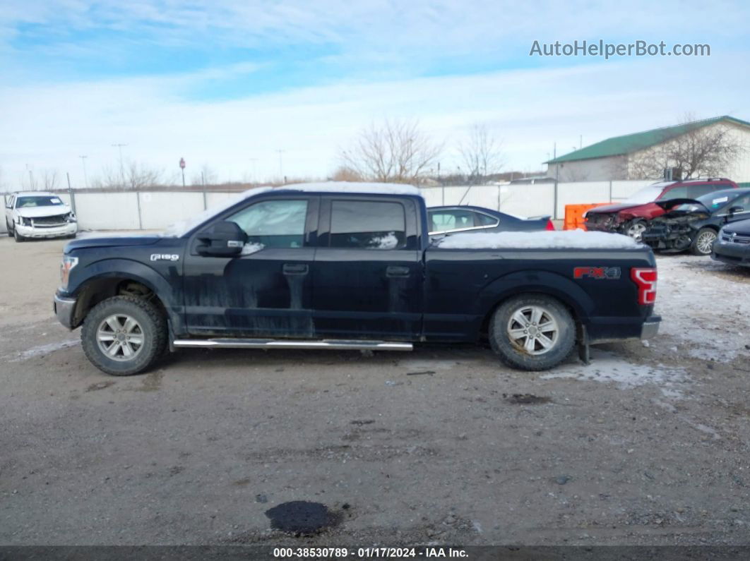 2018 Ford F-150 Xlt Black vin: 1FTFW1E52JFB90742