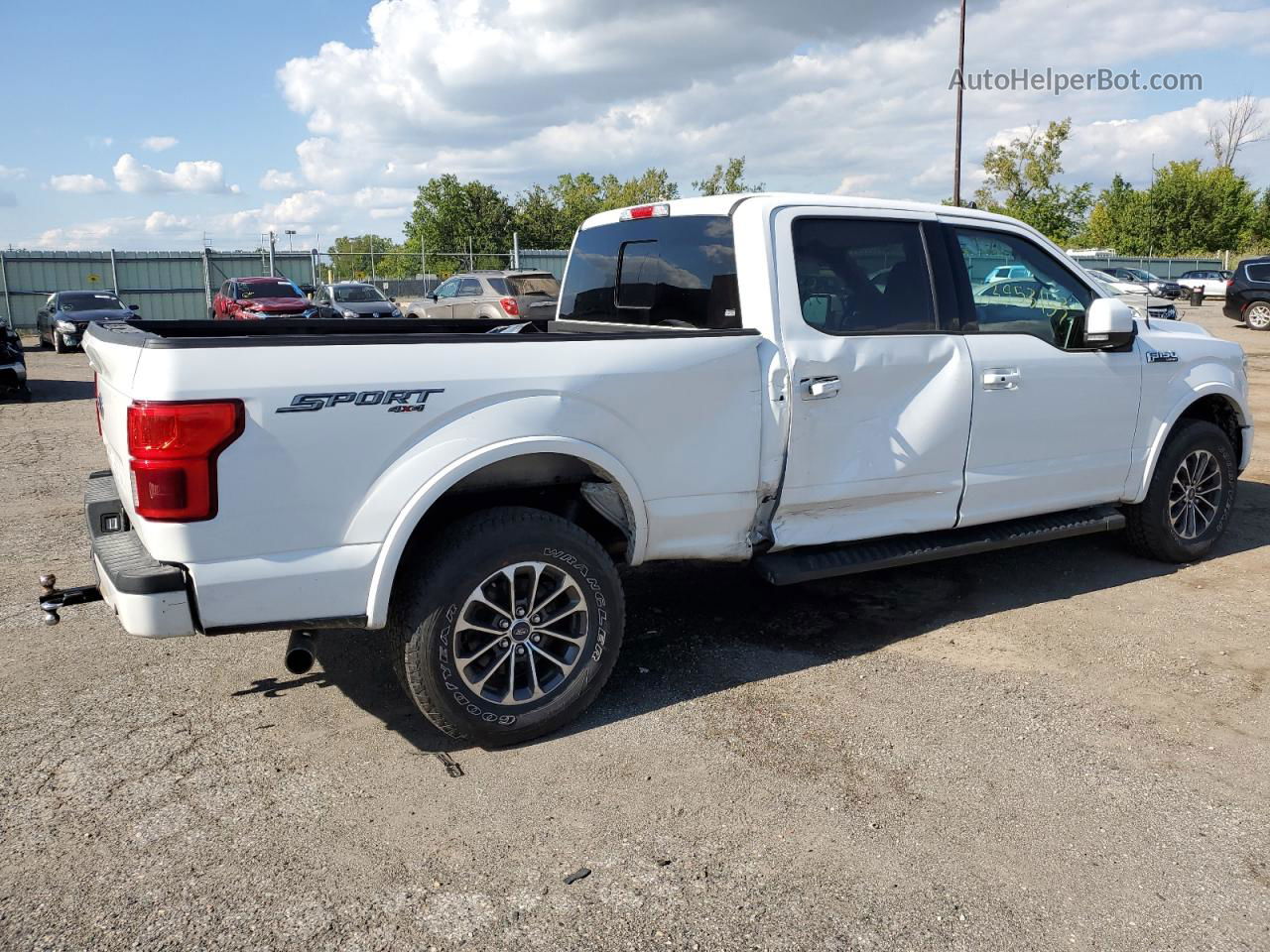 2020 Ford F150 Supercrew Белый vin: 1FTFW1E54LFB93676