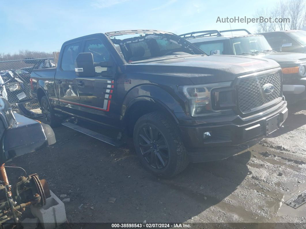 2018 Ford F-150 Lariat Burgundy vin: 1FTFW1E55JFD05141