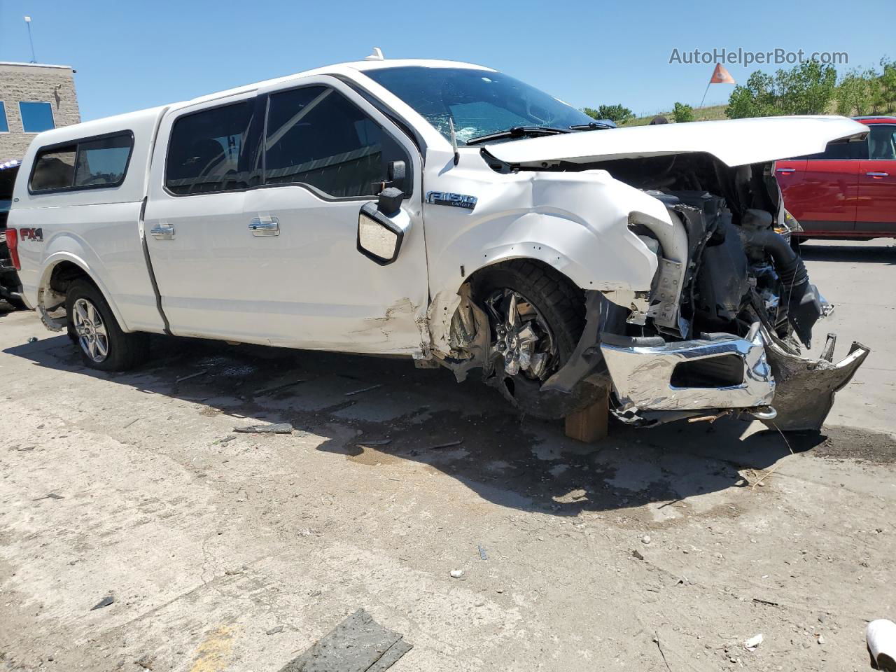 2018 Ford F150 Supercrew White vin: 1FTFW1E55JKE61946