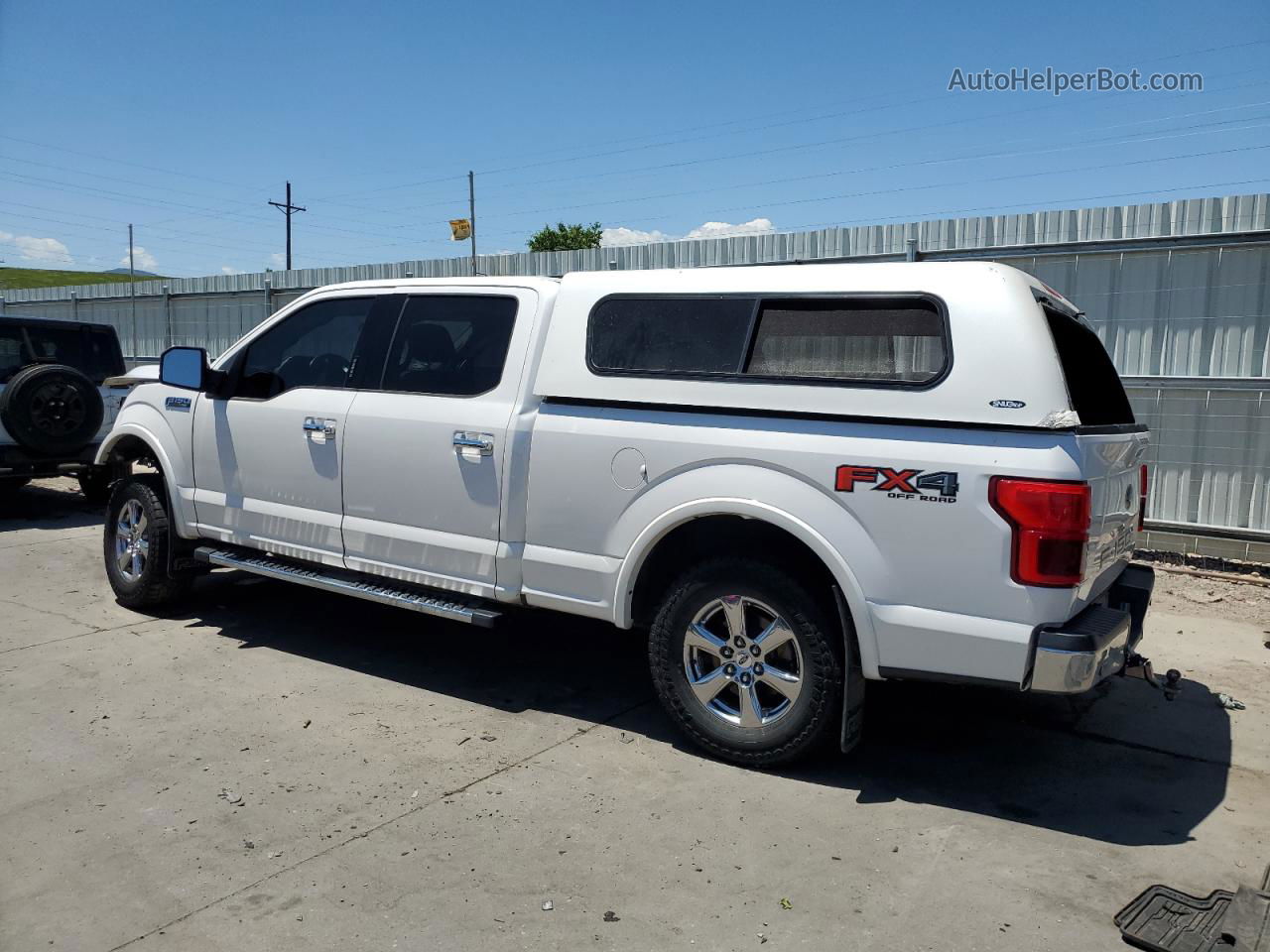 2018 Ford F150 Supercrew Белый vin: 1FTFW1E55JKE61946