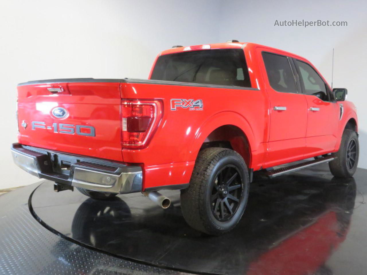 2021 Ford F150 Supercrew Красный vin: 1FTFW1E55MKE81411