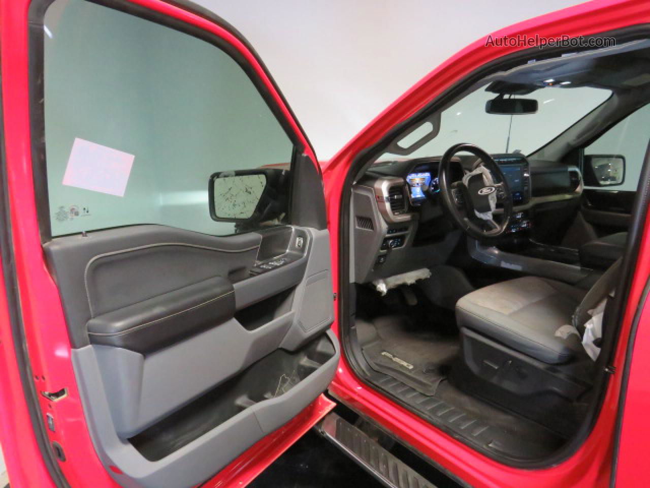 2021 Ford F150 Supercrew Красный vin: 1FTFW1E55MKE81411