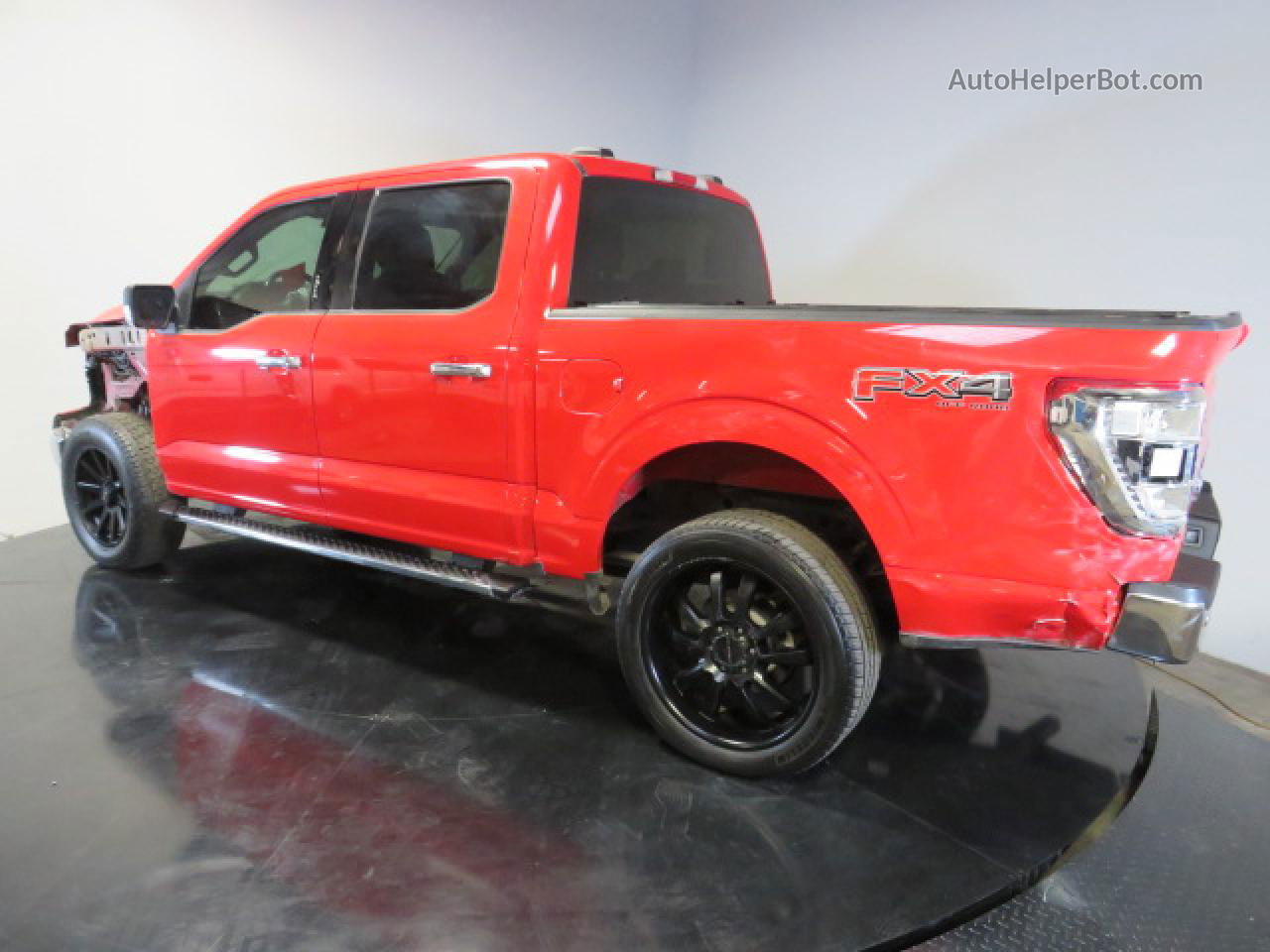 2021 Ford F150 Supercrew Красный vin: 1FTFW1E55MKE81411