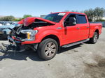 2018 Ford F150 Supercrew Red vin: 1FTFW1E56JFA22201