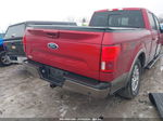 2018 Ford F-150 Lariat Red vin: 1FTFW1E57JFB47806