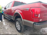 2018 Ford F-150 Lariat Red vin: 1FTFW1E57JFB47806