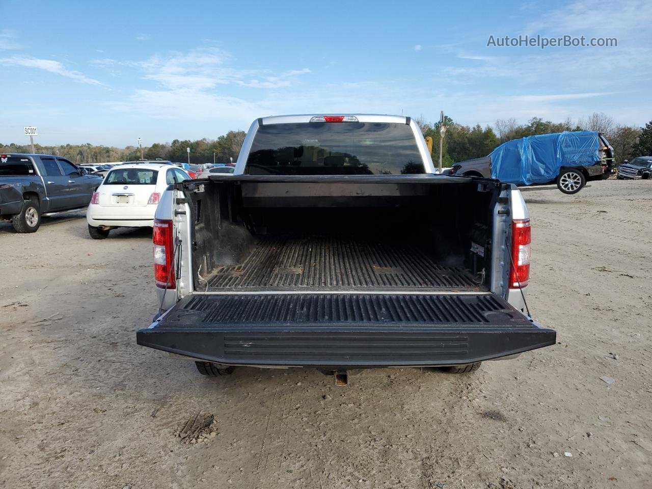 2018 Ford F150 Supercrew Silver vin: 1FTFW1E57JFC31737