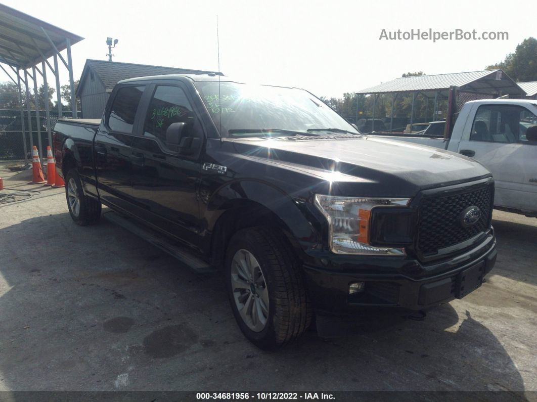 2018 Ford F-150 Xl/xlt/lariat Black vin: 1FTFW1E57JFD67916