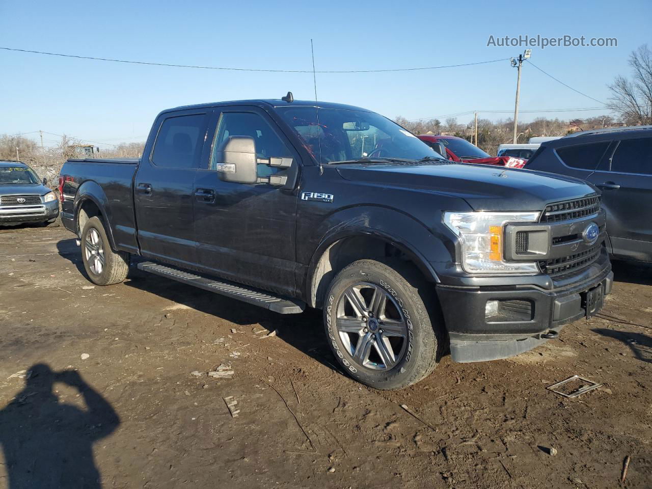 2019 Ford F150 Supercrew Black vin: 1FTFW1E57KFD05952