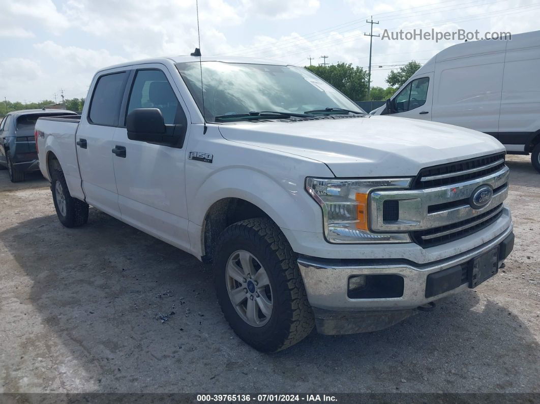 2020 Ford F-150 Xlt White vin: 1FTFW1E57LKD79123