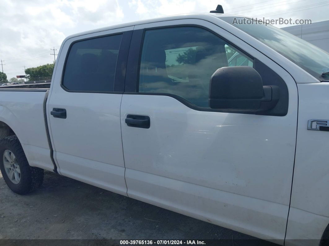 2020 Ford F-150 Xlt White vin: 1FTFW1E57LKD79123