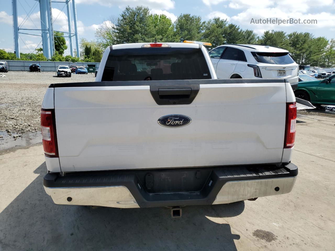 2018 Ford F150 Supercrew Белый vin: 1FTFW1E58JKE96352