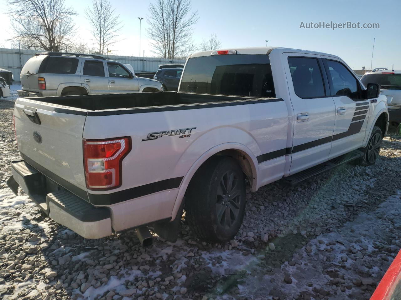 2018 Ford F150 Supercrew White vin: 1FTFW1E5XJFC04970