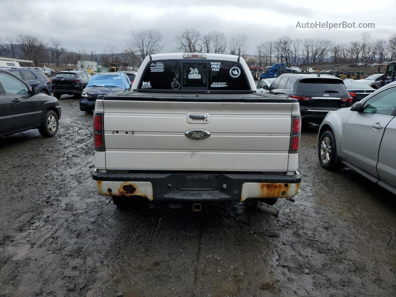 2011 Ford F150 Supercrew White vin: 1FTFW1E65BFB74643