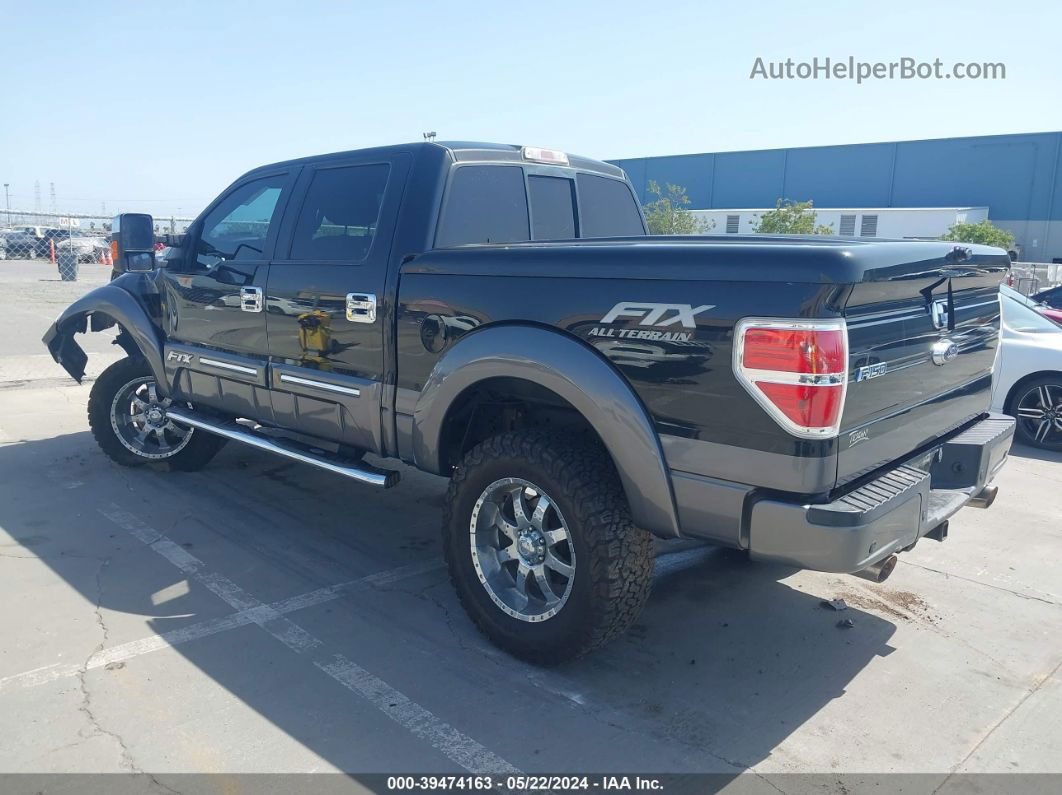 2014 Ford F-150 Lariat Black vin: 1FTFW1E65EFA85515