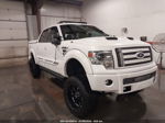 2014 Ford F-150 Lariat White vin: 1FTFW1E68EFD14723