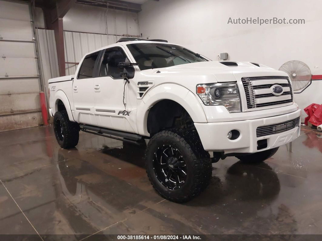 2014 Ford F-150 Lariat Белый vin: 1FTFW1E68EFD14723