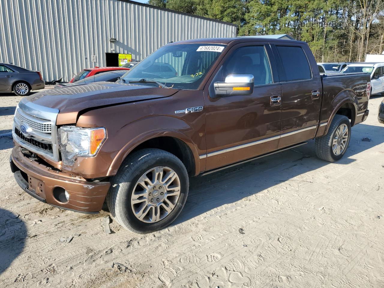 2011 Ford F150 Supercrew Brown vin: 1FTFW1EF0BFA12077