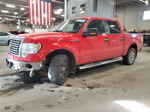 2011 Ford F150 Supercrew Red vin: 1FTFW1EF0BFA25105