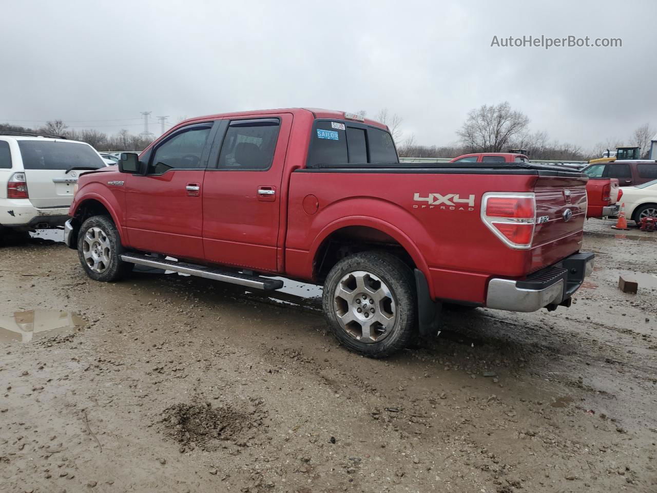 2011 Ford F150 Supercrew Red vin: 1FTFW1EF0BFA57441