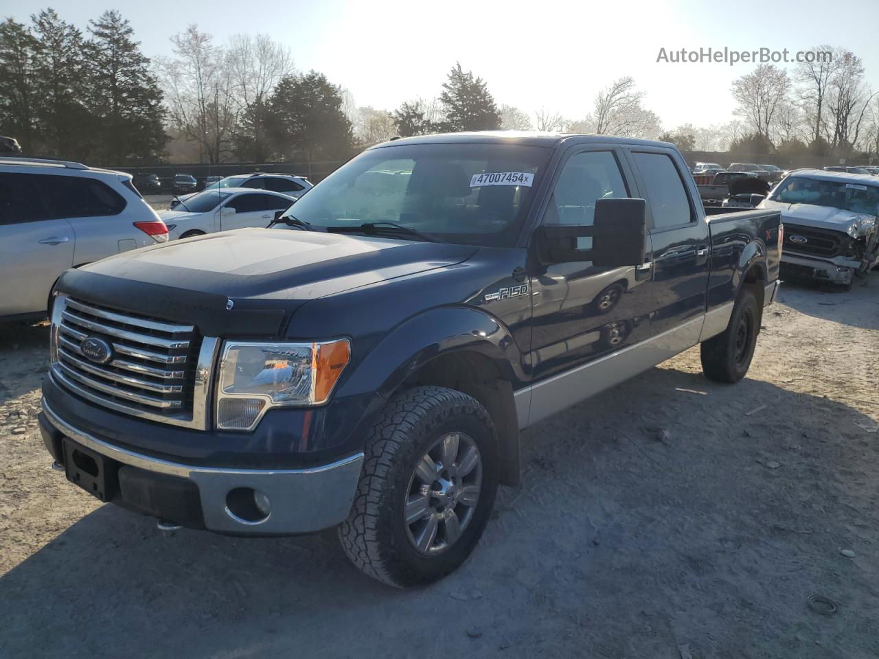 2011 Ford F150 Supercrew Blue vin: 1FTFW1EF0BFB50217