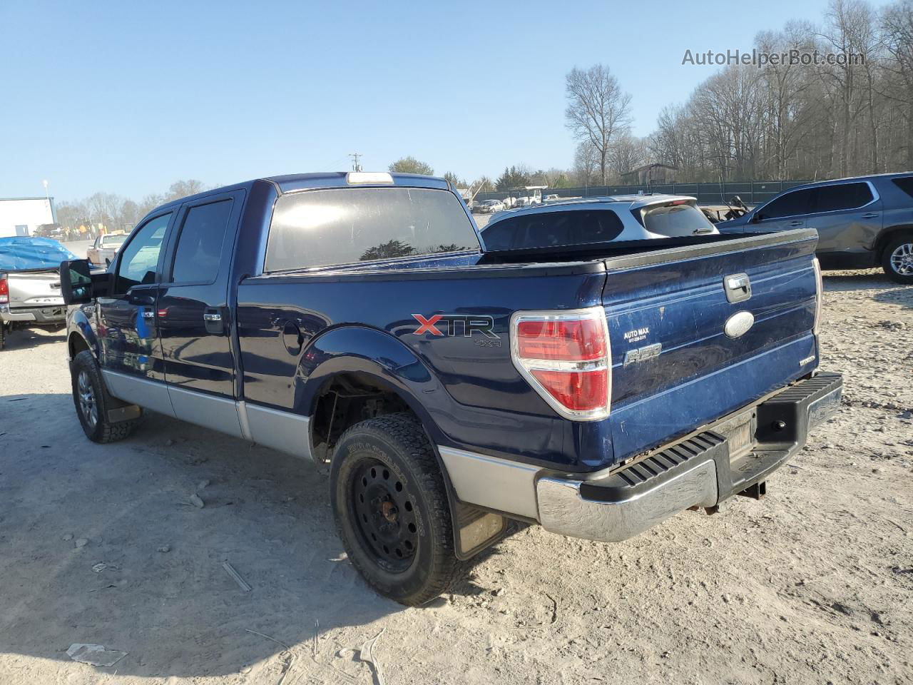 2011 Ford F150 Supercrew Blue vin: 1FTFW1EF0BFB50217