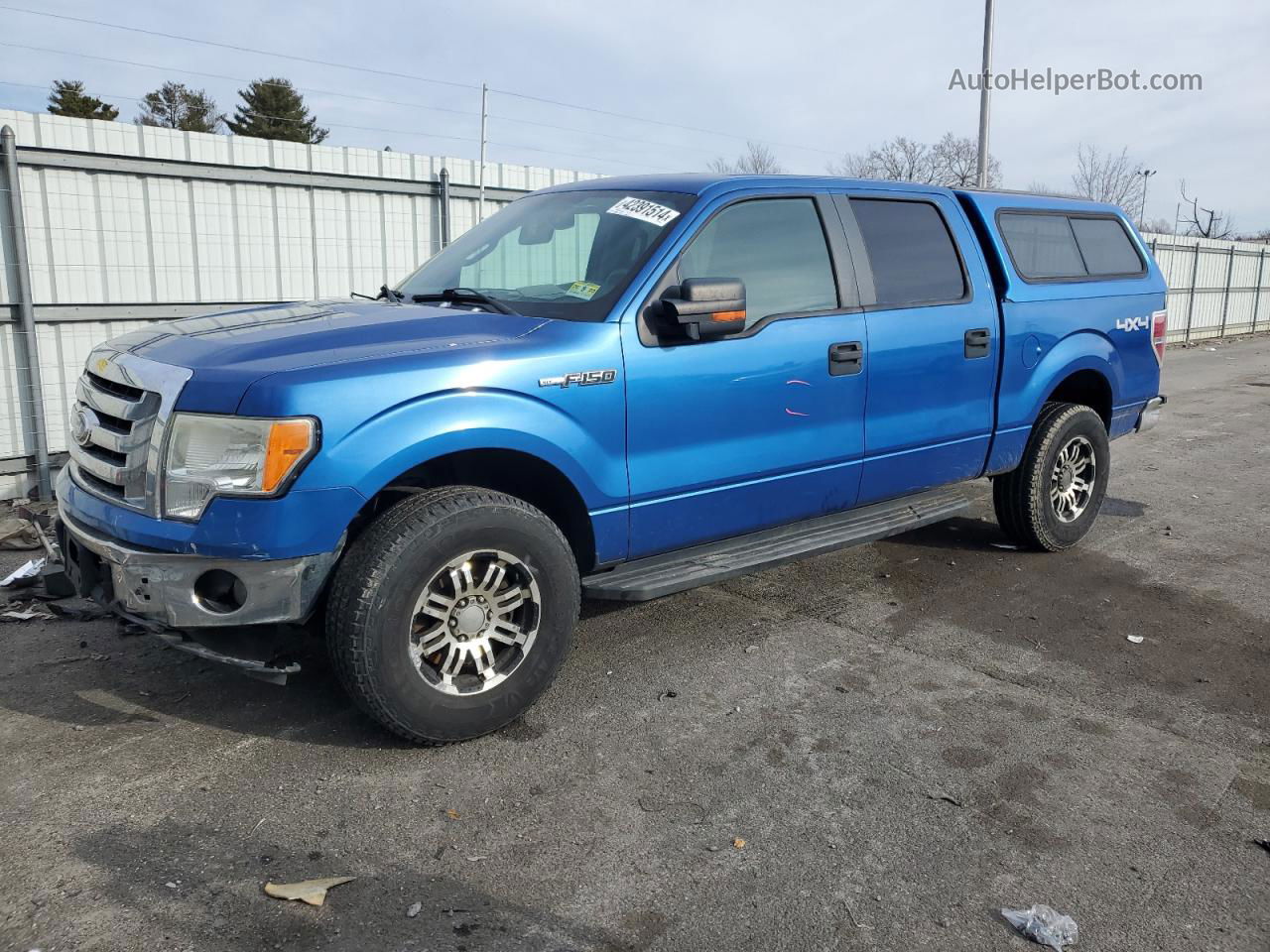 2011 Ford F150 Supercrew Blue vin: 1FTFW1EF0BKD60159