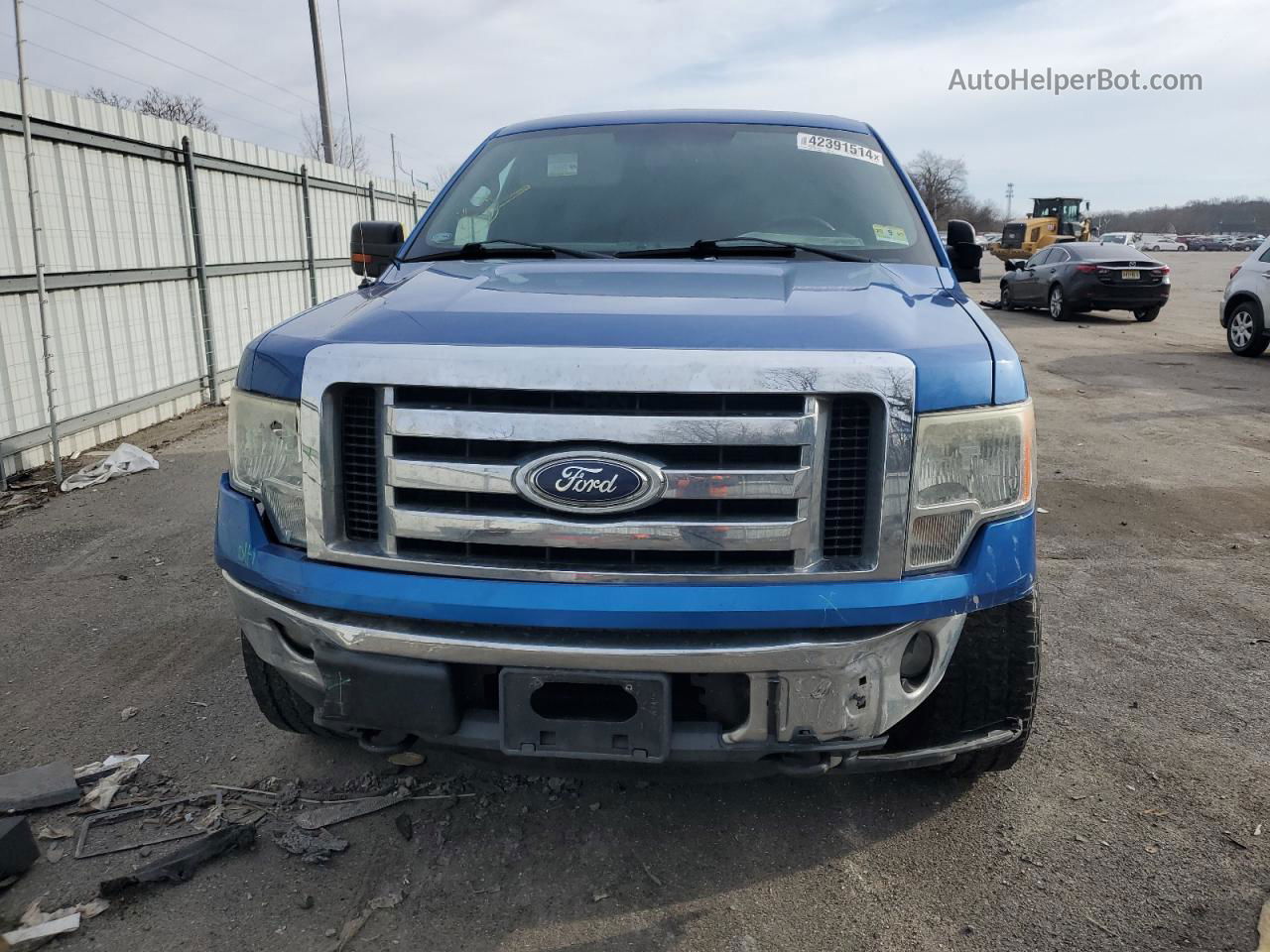 2011 Ford F150 Supercrew Blue vin: 1FTFW1EF0BKD60159