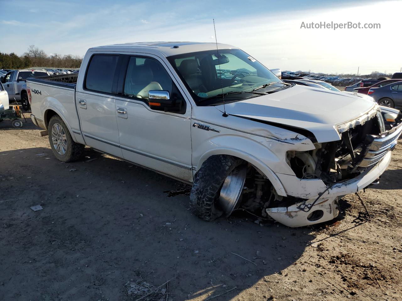 2014 Ford F150 Supercrew White vin: 1FTFW1EF0EFA05442