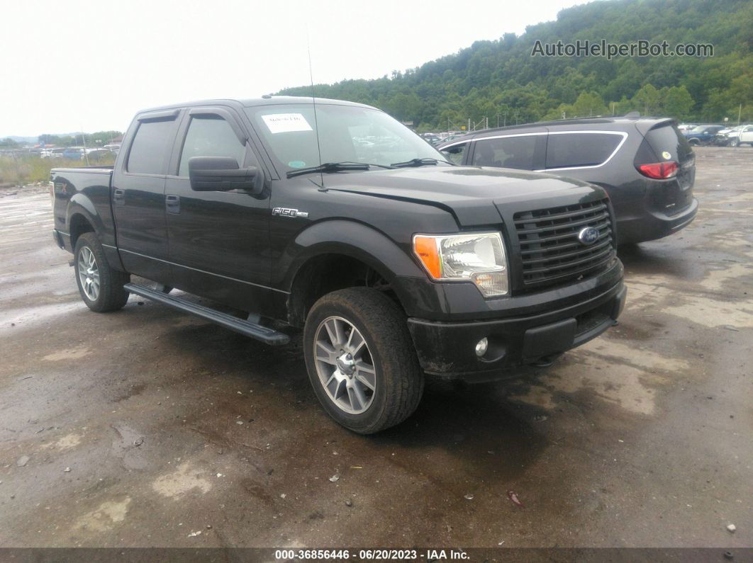 2014 Ford F-150 Stx Черный vin: 1FTFW1EF0EFC41315