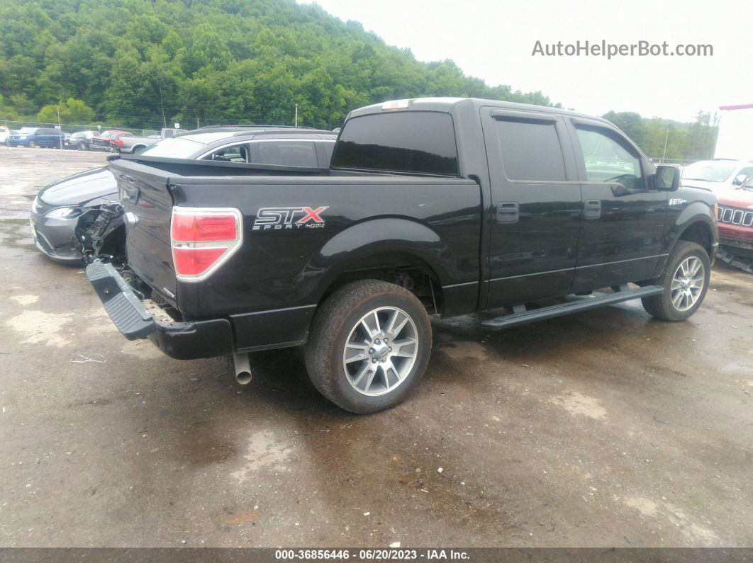 2014 Ford F-150 Stx Черный vin: 1FTFW1EF0EFC41315