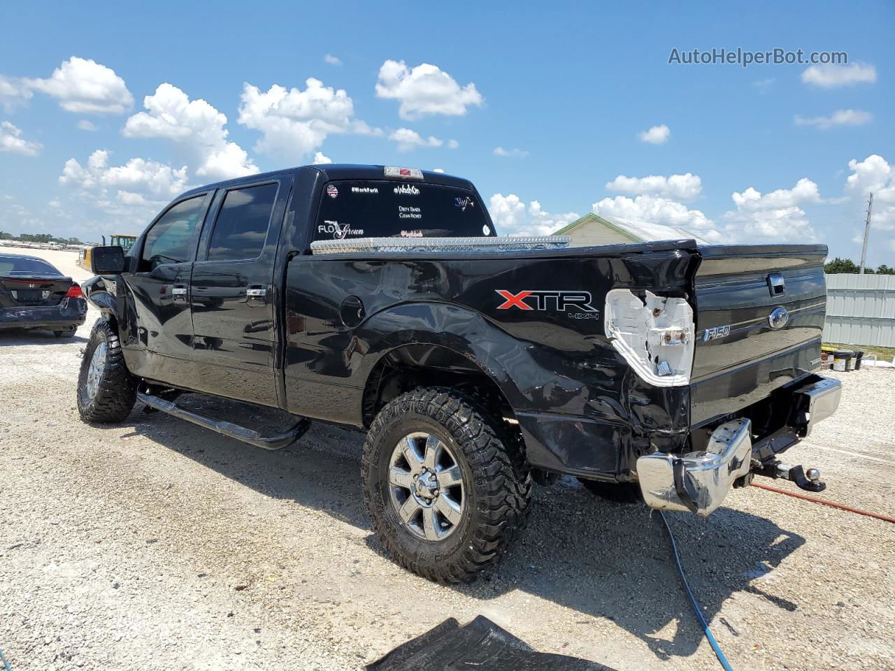 2014 Ford F150 Supercrew Черный vin: 1FTFW1EF0EFC97965