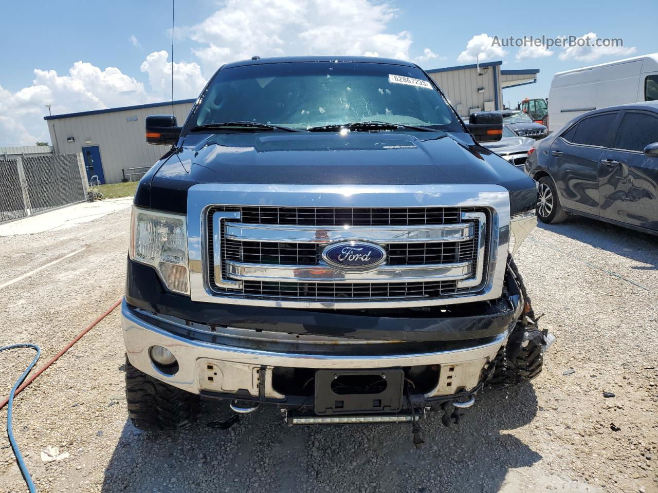 2014 Ford F150 Supercrew Black vin: 1FTFW1EF0EFC97965