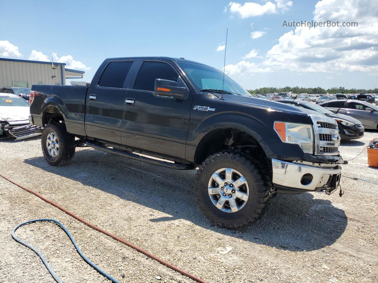 2014 Ford F150 Supercrew Black vin: 1FTFW1EF0EFC97965