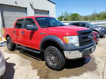 2014 Ford F150 Supercrew Красный vin: 1FTFW1EF0EKD00094